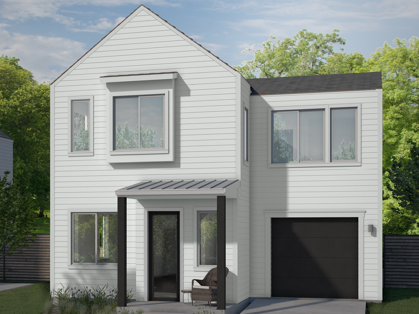 Lucy - Plan D1 - Exterior Rendering