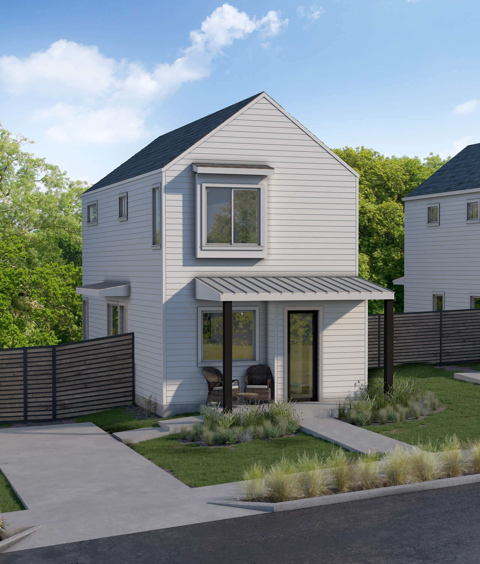 Lucy - Exterior Rendering - Plan B1